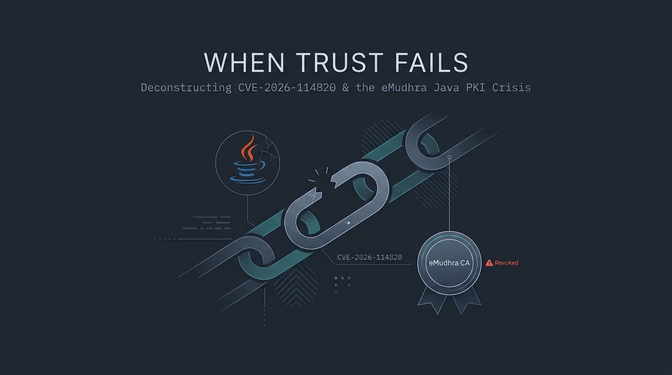 When Trust Fails : Deconstructing CVE-2026-114820 and the eMudhra Java PKI Crisis