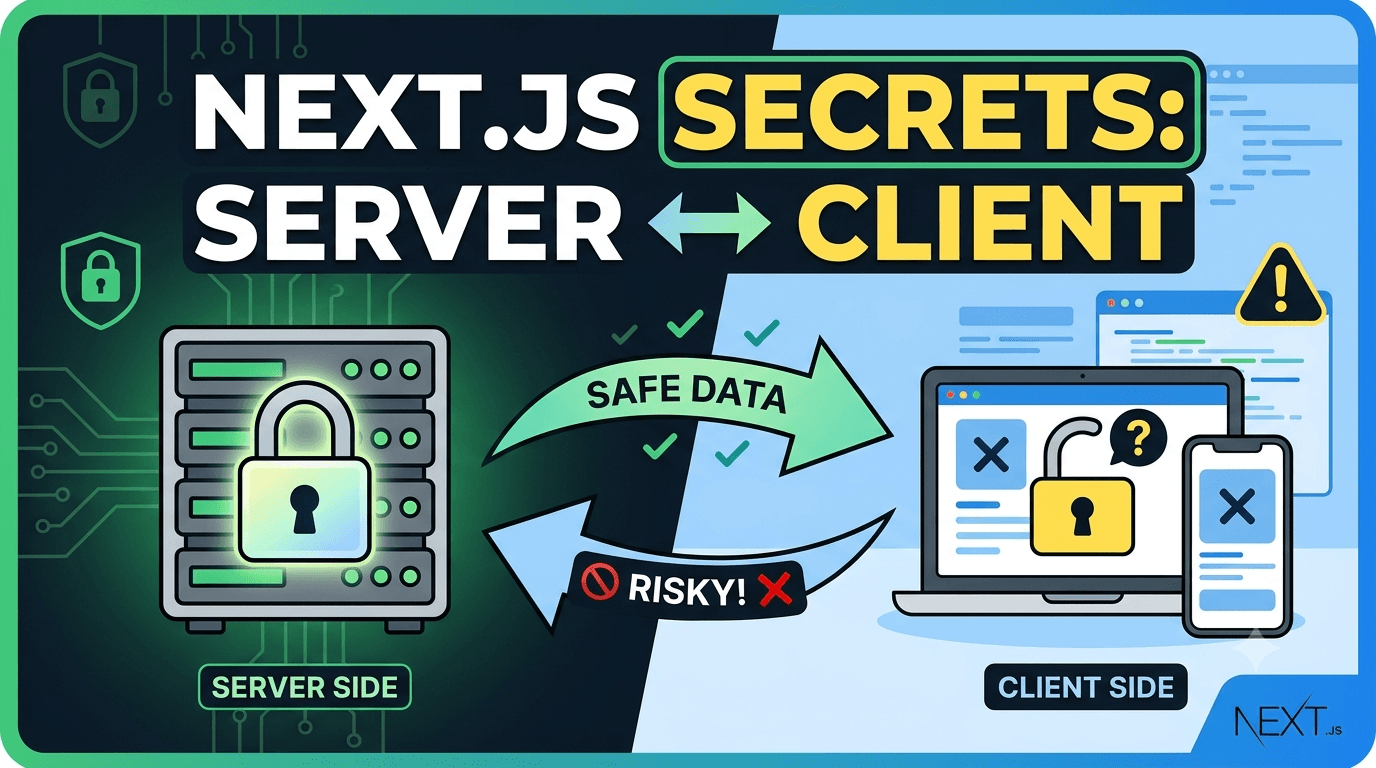 🔐 Next.js Secrets Done Right: The Server ↔ Client Guide
